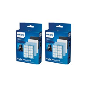 Philips Fc 9323/07 Uyumlu Powerpro Compact Orijinal Hepa Filtre Seti 2 Kutu