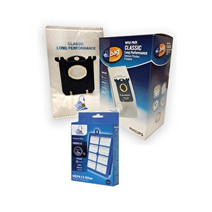 Elektrolux Uyumlu Twintech Zt 7740 Mega 12'li Paket Toz Torbası + Hepa Filtre