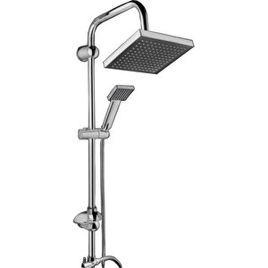 Mix Banyo Bataryası Robot Yağmurlama Tepe Duş Seti Duş Başlığı Banyo Baataryası 2'li Robotvebataryaset, One Size