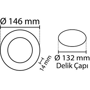 9w/6500k Sli̇m Panel Led Armatür (beyaz) Noas