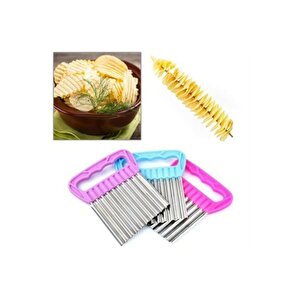 Cips Patates Doğrayıcı Chips Chopper Şekilli Sebze Ve Meyve Dilimleyici