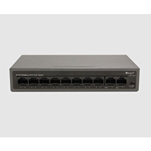 Vguard Vg-sw1008p-60 8 Port Poe 2 Port Uplink Yönetilemeyen Poe Switch