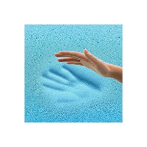 Visco Ortopedik Yatak Koruyucu Yatak Pedi & Yatak Şiltesi Lastikli 5 Cm 70x170 cm