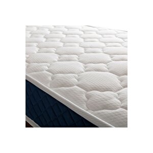 Navy Blue Ortopedik Yaylı Yatak Ultra Lüks Çift Kişilik Yaylı Yatak Cotton Kumaş