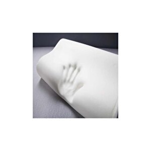 Heyner Visco Boyun Destek Yastığı Ortopedik Visco Yastık 40x60 Cm 11 Cm Yükseklik Yüzde Yüz Visco