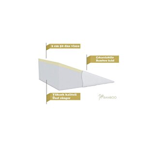 Reflü Yastık - Bamboo Visco Ortopedik Reflü Yastığı Reflü Yastık