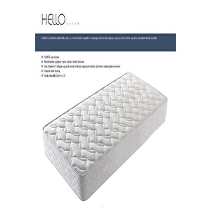 Cotton  Kumaş Ortopedik Yaylı Yatak Lüx Ortopedik Yaylı Yatak 70x180 Cm Yaylı Yatak