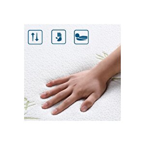 Bamboo Tek Kişilik Katlanabilir Visco Yatak