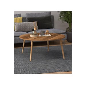 Yuvarlak Orta Sehpa Ceviz