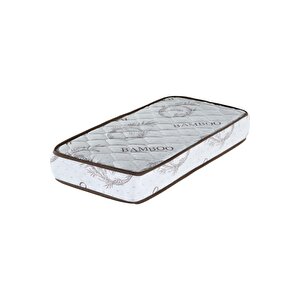 70x130 Bambu Desenli Soft Ortopedik Yaylı Yatak 70*130 Yaylı Bebek Yatağı