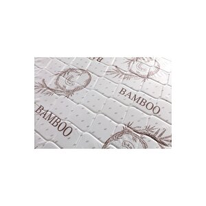 70x130 Bambu Desenli Soft Ortopedik Yaylı Yatak 70*130 Yaylı Bebek Yatağı
