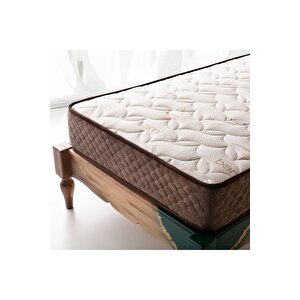 70x200 Sea Shell Coffee Bamboo Tek Kişilik Yaylı Yatak 70*200 Ortopedik Tek Kişilik Yatak
