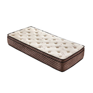 90x190 Organic Cotton Yaylı Yatak Lüx Ortopedik Pedli Yatak 90*190 Cm Tek kişilik Yatak