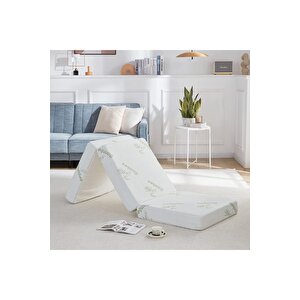 Bamboo Tek Kişilik Katlanabilir Visco Yatak 90x190 Cm
