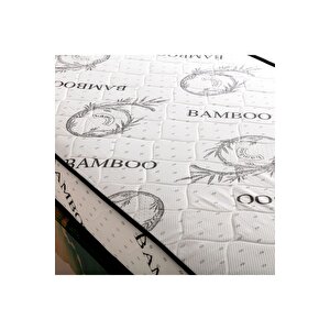Garden Ortopedik Tek Kişilik Bambu Desenli Yatak 90x190