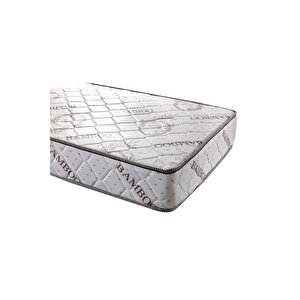 Pooly 70x110 Bambu Desenli Soft Ortopedik Yaylı Yatak 70*110 Yaylı Bebek Yatağı