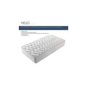 Cotton  Kumaş Ortopedik Yaylı Yatak Lüx Ortopedik Yaylı Yatak 100x190 Cm Yaylı Yatak