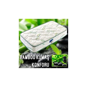 90x190 Ortopedik Yaylı Yatak  Bamboo - Ortopedik Tek Kişilik Yatak 90x190 | Yaylı Yatak