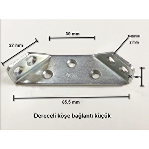 Köşe Bağlanti  Aparati  /  20 Adet