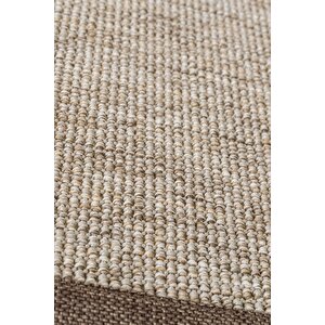 Cool Halı Roma M208 Hav Toz Vermez Silinebilir Hasır Dokulu İnce Düğüm İthal Sisal Halı