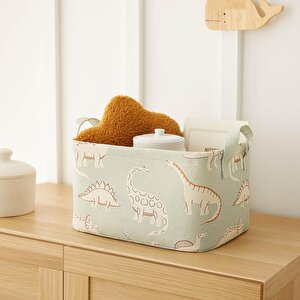 Ocean Home Textile Çocuk Odası Dinozor Sepet 30 X 21 X 18 Cm