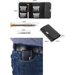 Mini Hassas Tornavida Seti Cep Telefonu notebook saat saatçi Torx Altıgen Yıldız Saatci tamir seti