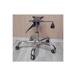 Ofis Büro Çalışma Koltuğu Için Metal Yıldız Ayak Amortisör Tekerlek Şase Mekanizma Yedek Parça Set
