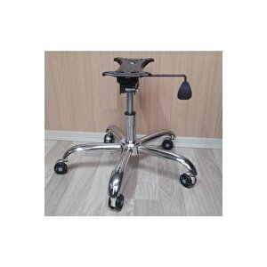 Ofis Büro Çalışma Koltuğu Için Metal Yıldız Ayak Amortisör Tekerlek Yedek Parça Spor Lüx Seti