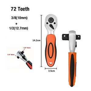 Fonksiyonel Cırcır Kolu Lokma seti 10lu bits uç 9lu Lokma Anahtar Takımı 22 Parçalı Cırcırlı Lokma