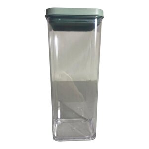 Tighty Saklama Kabı Akrilik, Vakumlu Yeşil Kapaklı 1500 Ml