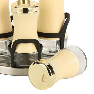 Sarı 4'lü Baharatlık Seti Mtfk.0132