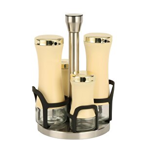 Vitale Sarı 4'lü Baharatlık Seti Mtfk.0132