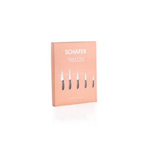 Schafer Quick Chef Bıçak Seti 5 Parça-gri