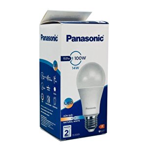 14w (100w) Led Ampul 4000k - Gün Işığı 3 Adet E27 Led Lamba
