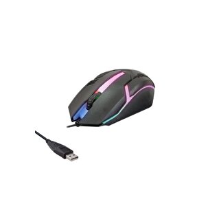 8733-3d Işıklı Kablolu Oyuncu Mouse - 1200dpi