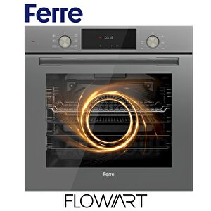 Ferre Flowart  Ss Serisi Gri Set (ss208 + Qms63cpr +d088 ) - Kare Emaye Izgara