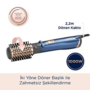 AS965E Stylepro 1000w Döner Başlıklı Hava Üflemeli Saç Şekillendirici Seti