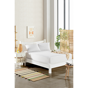 140x200 Çift Kişilik Lastikli Çarşaf Takımı 60 Tel Polycotton 140x200 cm