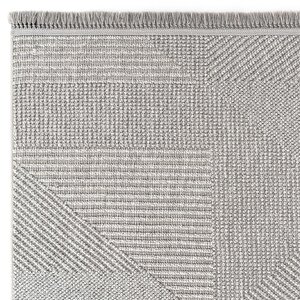 Cool Halı Vera 1456 Gri Yumuşak Dokulu Halı Kilim Salon Koridor Kesme Yolluk Dokuma Makine Halısı