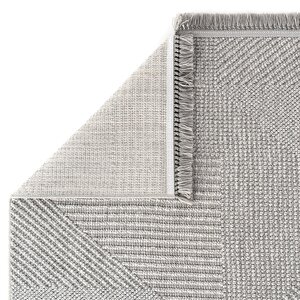 Cool Halı Vera 1456 Gri Yumuşak Dokulu Halı Kilim Salon Koridor Kesme Yolluk Dokuma Makine Halısı