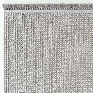 Vera 1453 Gri Yumuşak Dokulu Halı Kilim Salon Koridor Kesme Yolluk Dokuma Makine Halısı 100x300 cm