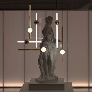 Voxlamp Knob Sarkıt Lamba Geniş Mekan 120*100cm 270 Watt Dimmer Ve Kumandalı