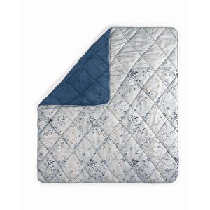 Velvet Tek Kişilik Yorgan Nitsa Denim 155x215 Cm