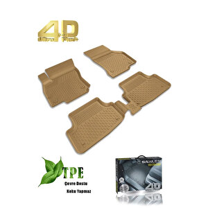 Bmw 2 Seri̇si̇ F22-f23 Uyumlu Sahler Araca Özel Bej 4.5d Havuzlu Oto Paspas - Bmw F22