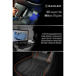 Bmw 2 Seri̇si̇ F22-f23 Uyumlu Sahler Araca Özel Bej 4.5d Havuzlu Oto Paspas - Bmw F22