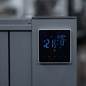 Mirkraft Elektrikli Radyatör Petek Isıtıcı Antrasit Gri 870x500