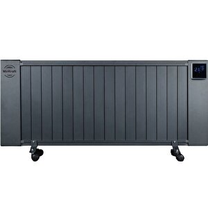 Mirkraft Elektrikli Radyatör Petek Isıtıcı Antrasit Gri 1250×500