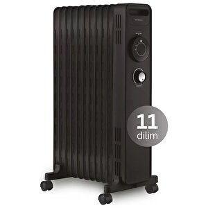 Kum-1230s 11 Dilim 2300 W Siyah Yağlı Radyatör