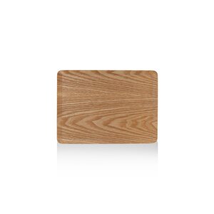 Natura Kaydırmaz Ahşap Tepsi 36x28 Cm