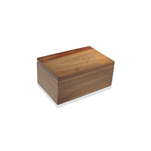 Natura Akasya Aynalı Makyaj Kutusu 23x15x10 Cm